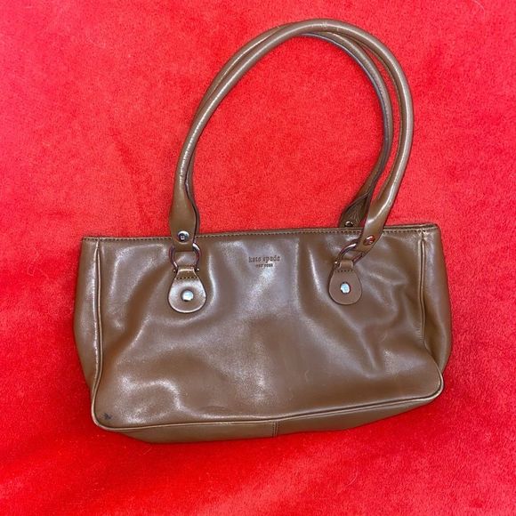90’s retro Kate Spade Retro Brown Handbag - Picture 1 of 10